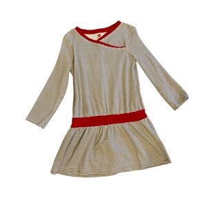 Tea Collection striped and red dress size 6